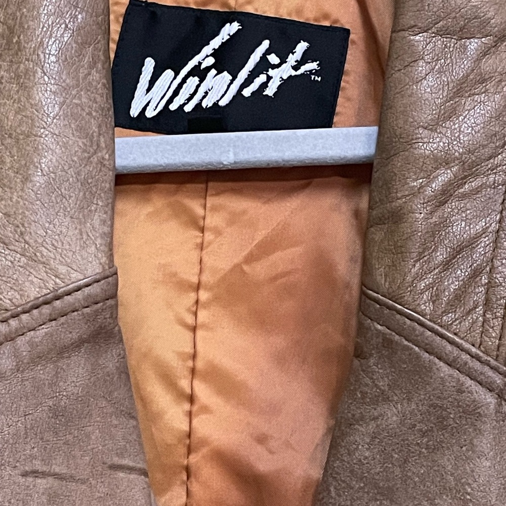 Vintage Full Length Leather Jacket (Patchwork Des… - image 3